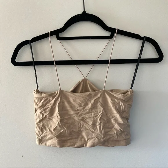 Forever 21 Tan Crop Top - Picture 4 of 5